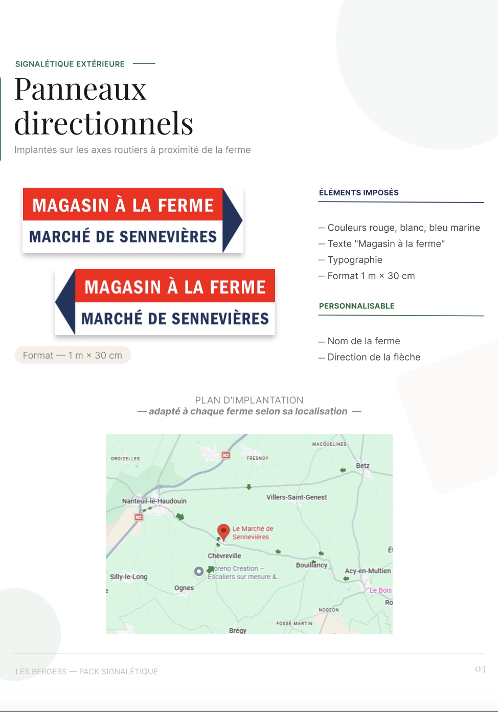 Book signalétique Les Bergers - page 3